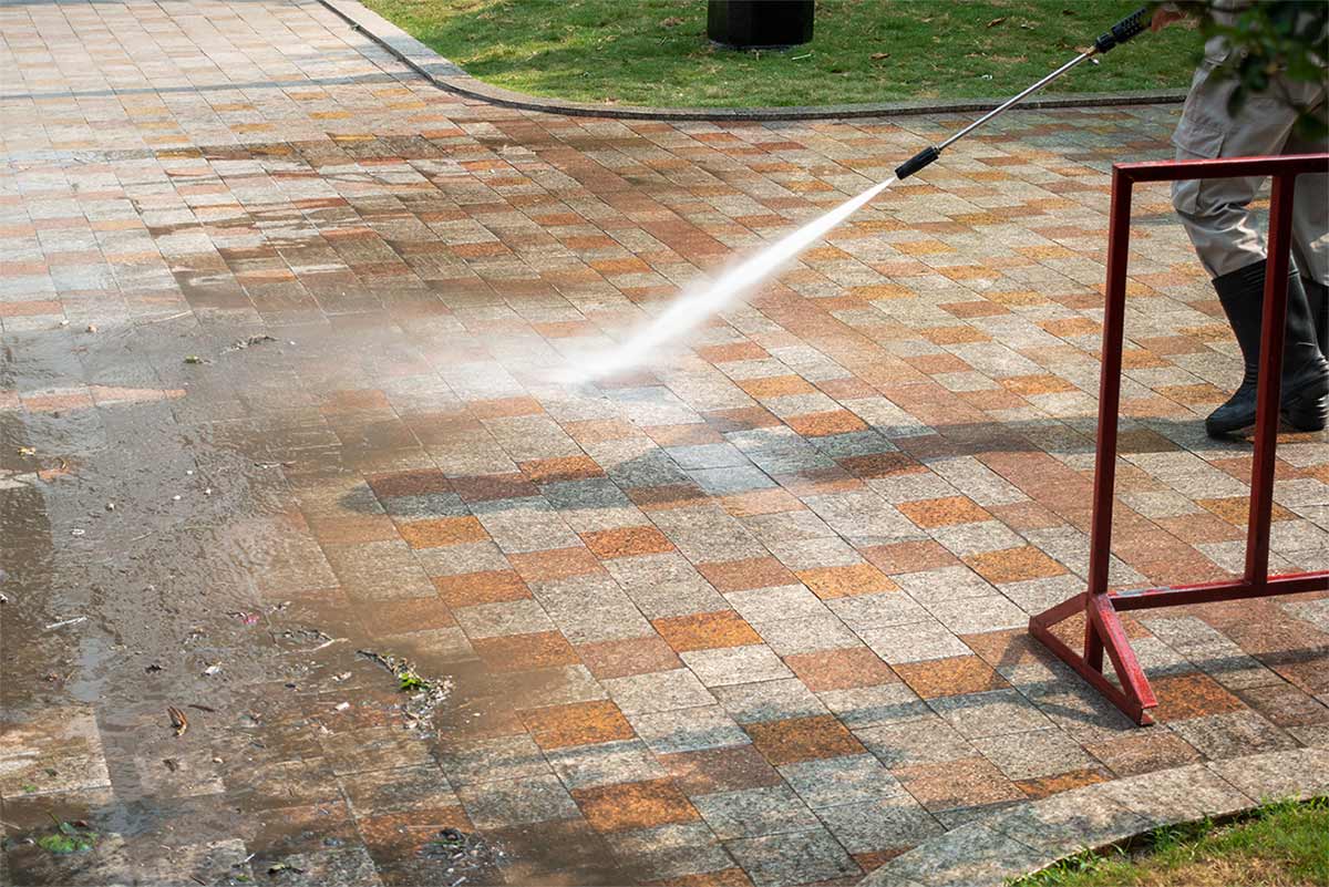 Pressure Washing Parking Lots